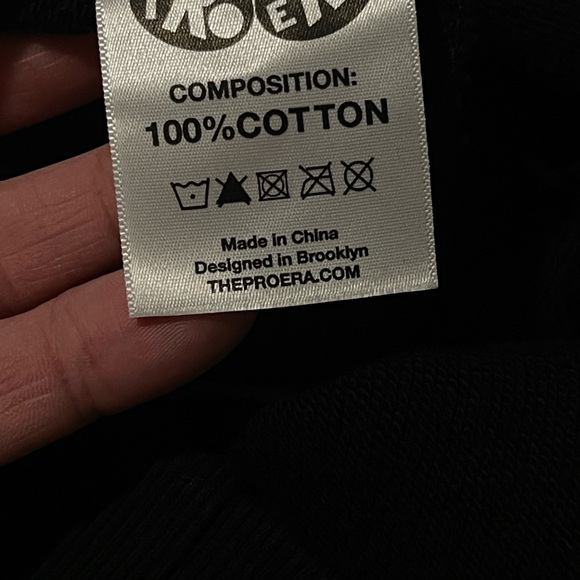 Pro Era Black Hoodie 100% cotton - Picture 9 of 10